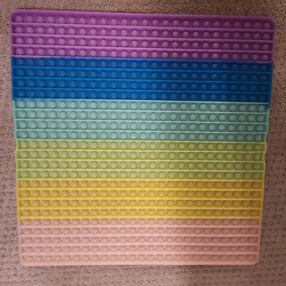 Colorful Pop It Fidget Toy